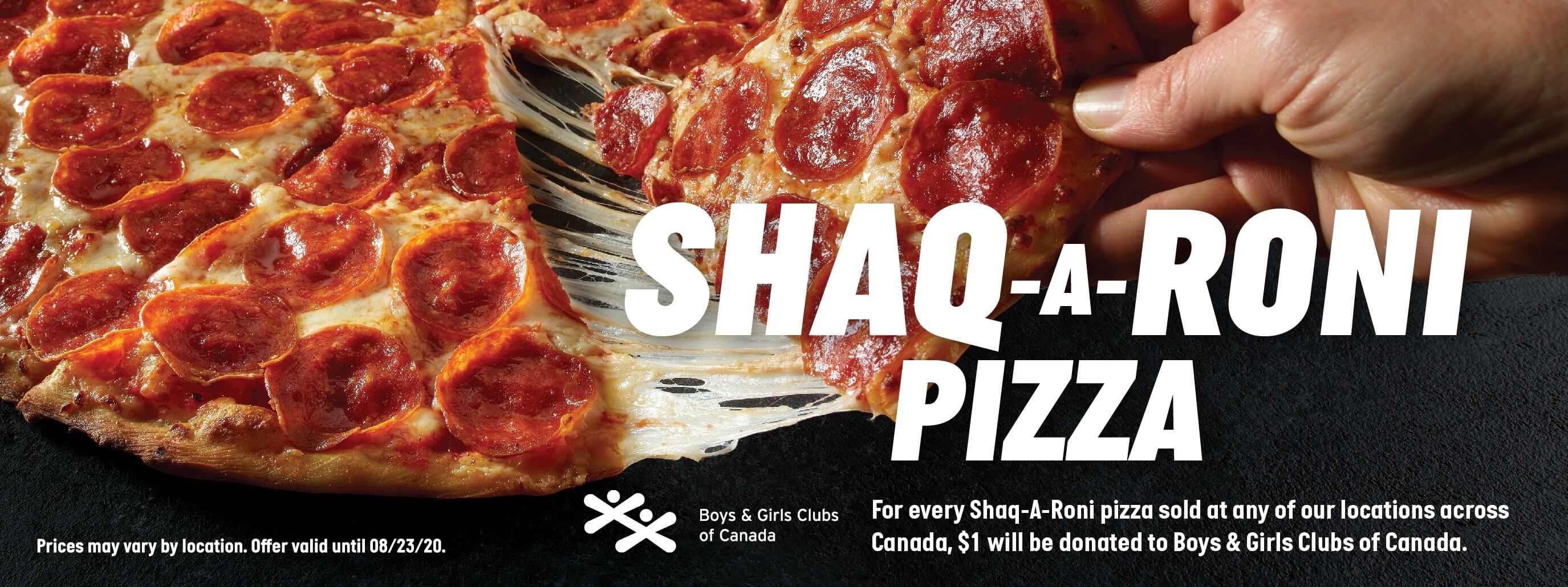 Papa John's Pizza Canada Order for Delivery or Carryout