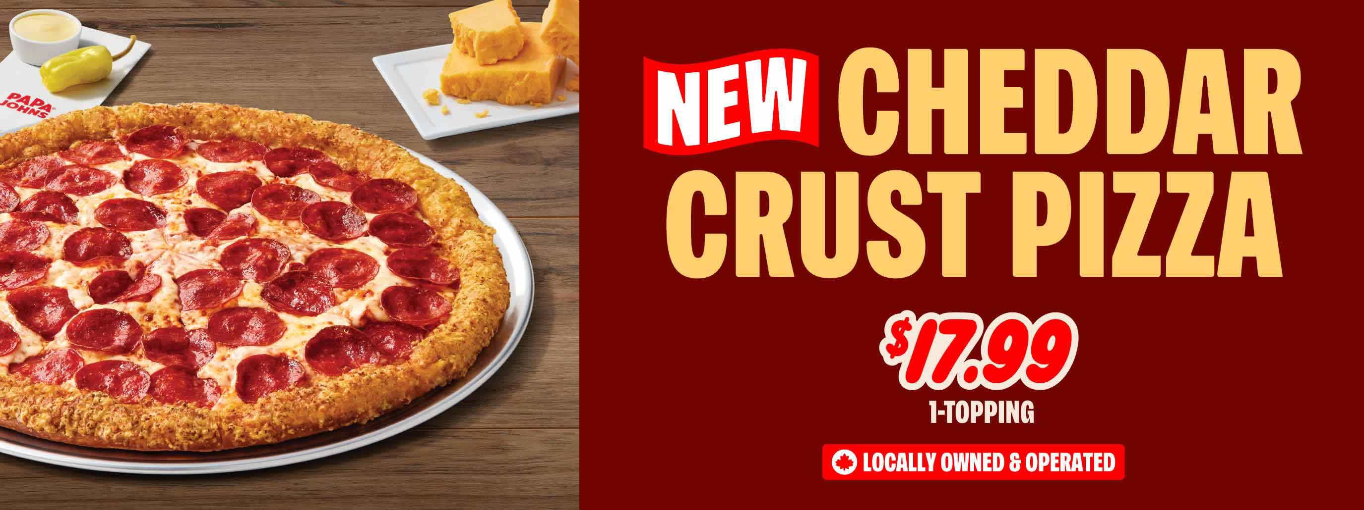 New Cheddar Crust Pizza