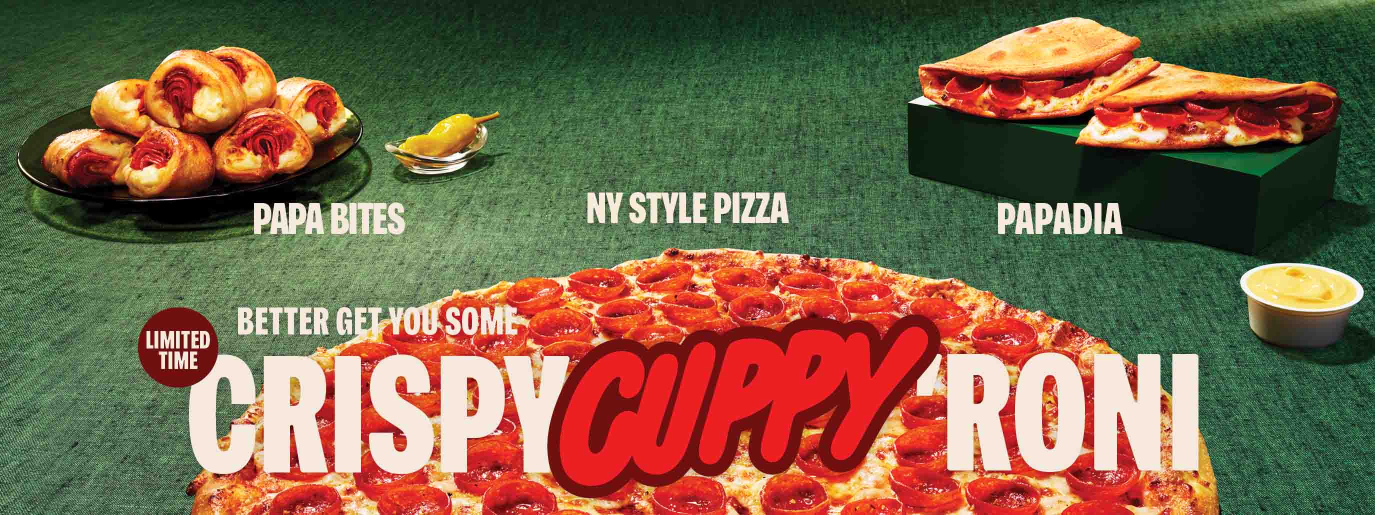 New York style crispy cuppy roni, limited time only
