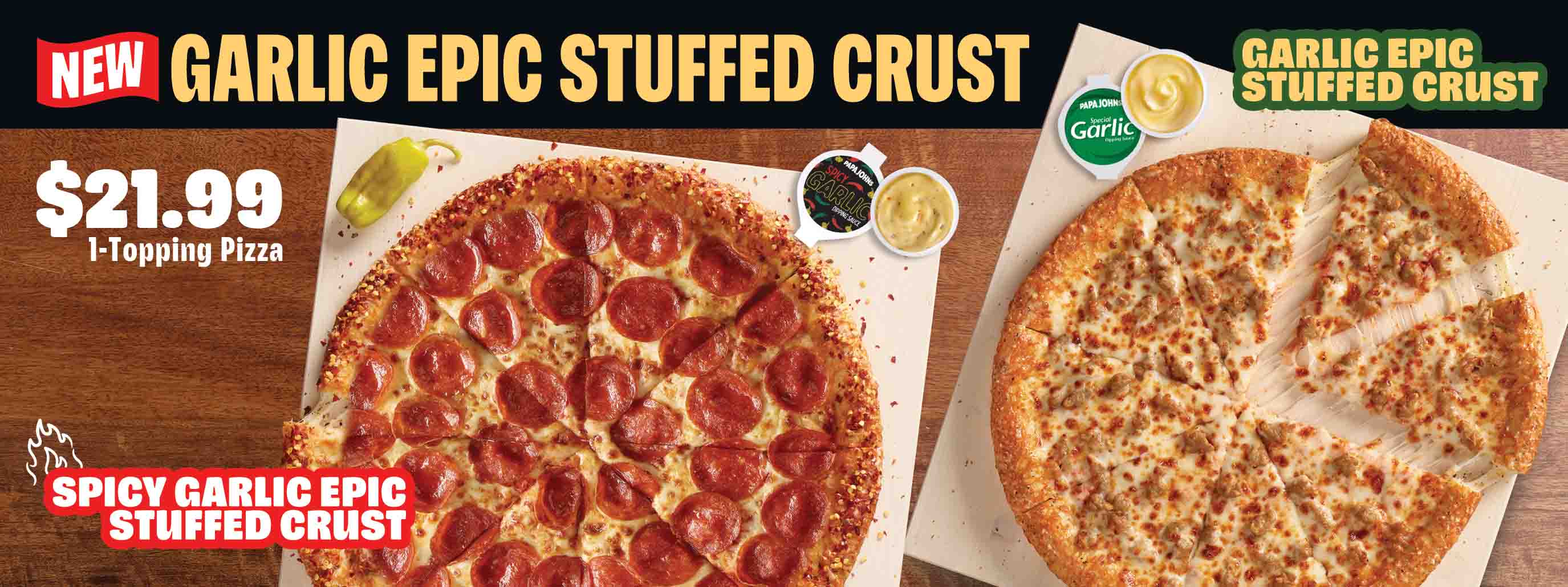 Spicy Garlic Epic Stuff Crust