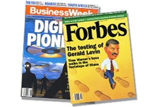 Forbes magazine and BusinessWeek